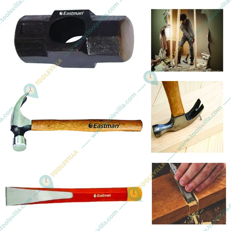 Eastman Claw Hammer, Chisels , Sledge Hammer